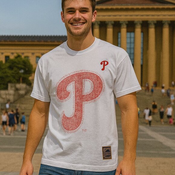 Philadelphia Phillies XL Mitchell& Ness Cooperstown Premium - Picture 1 of 8